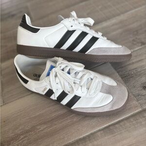Adidas White and Black Sneakers